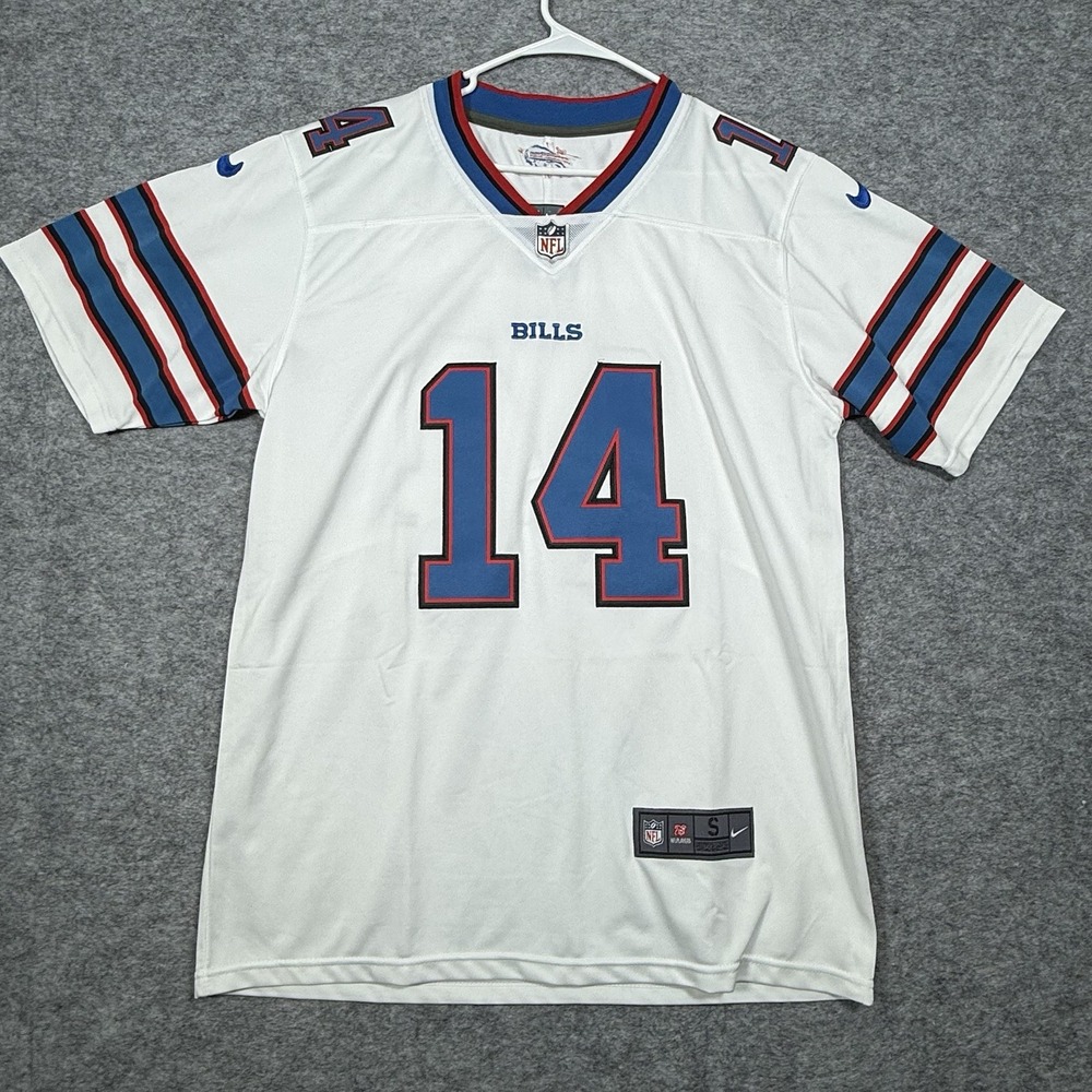 Nike Buffalo Bills Jersey Men S Stefon Diggs #14 Sewn Polyester White Solid